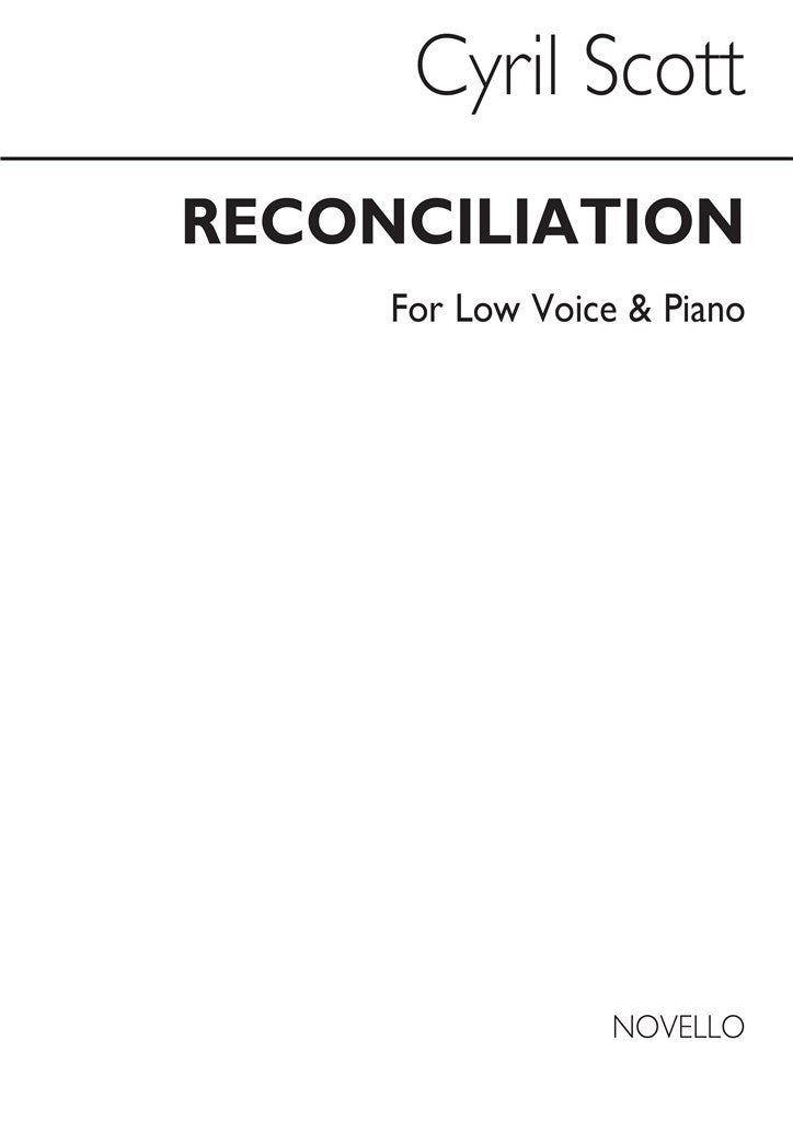 Reconciliation-low Voice/Piano