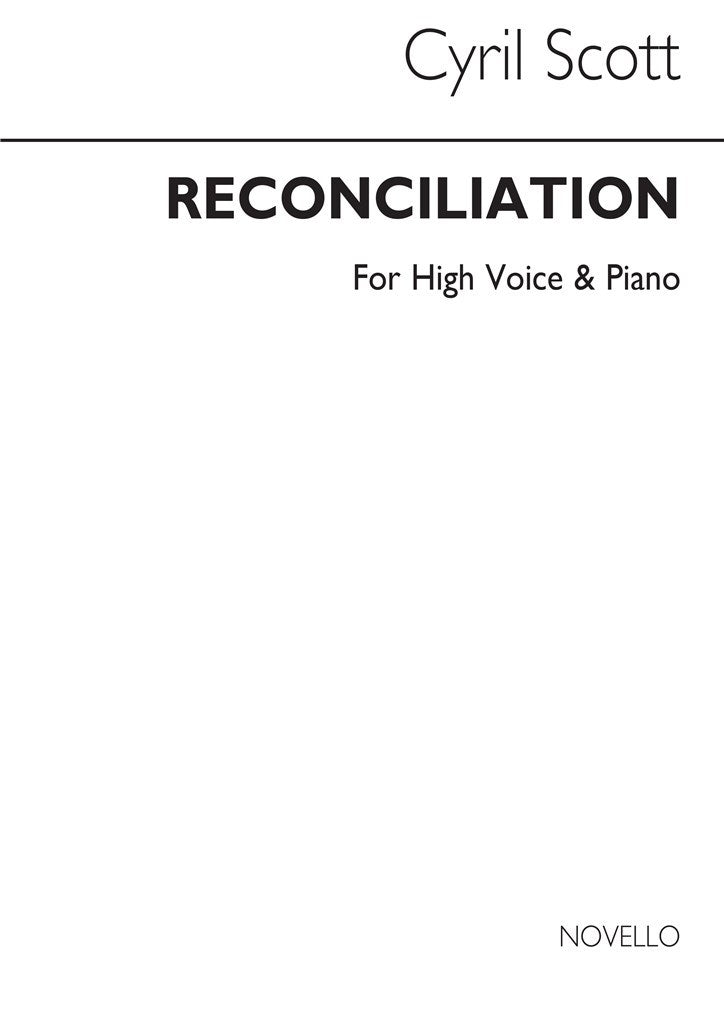 Reconciliation (High Voice and Piano)