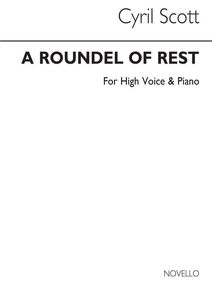 A Roundel of Rest (High Voice and Piano)