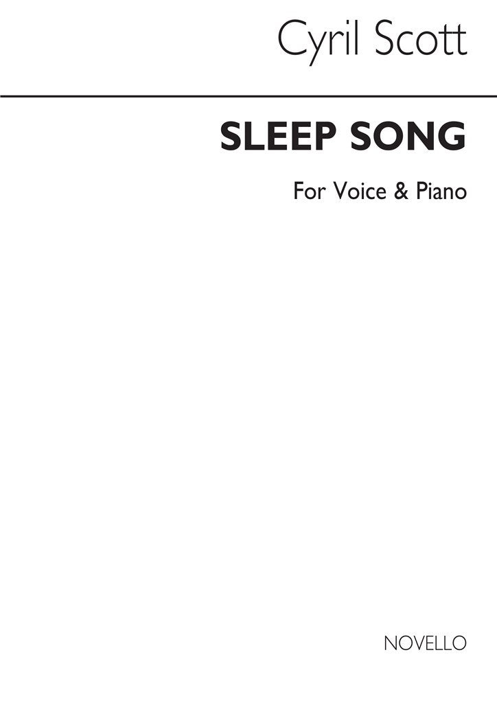 Sleep Song (High Voice and Piano)