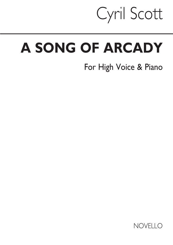 A Song of Arcady - High Voice/Piano