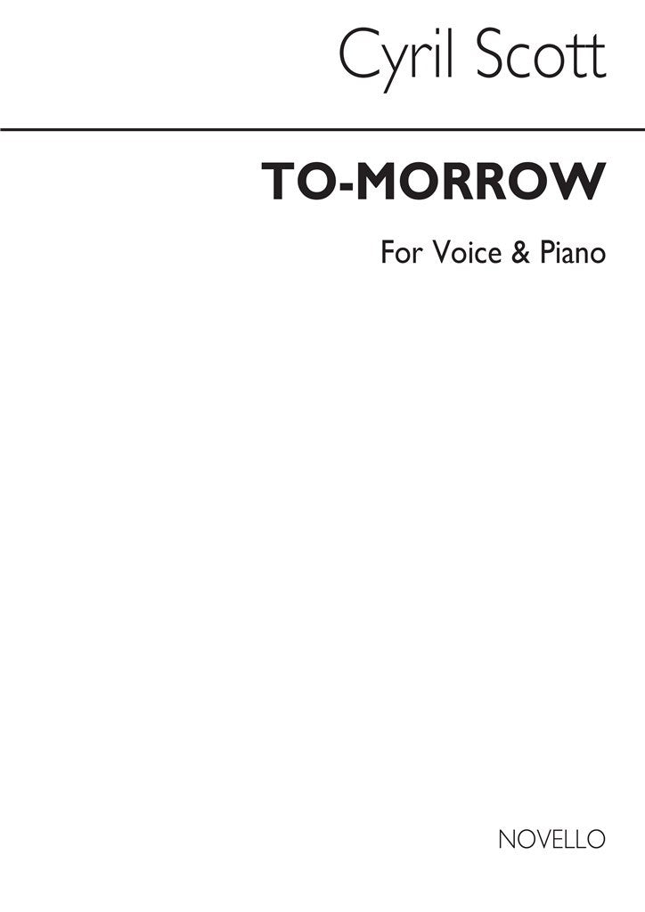 To-morrow Voice/Piano