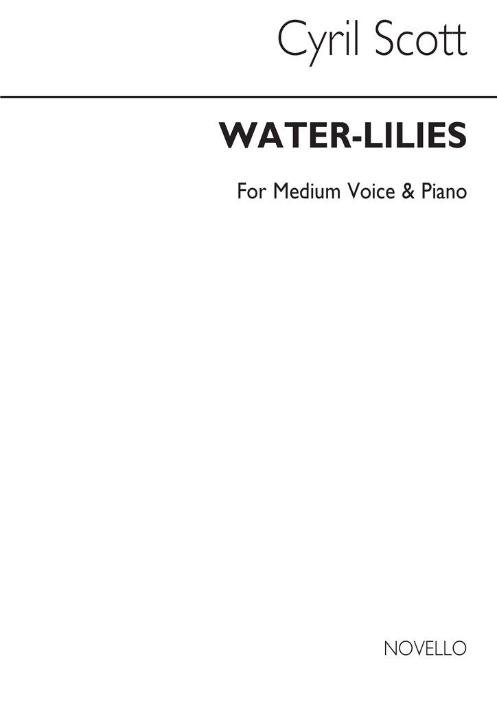 Water-lilies (Medium Voice and Piano)