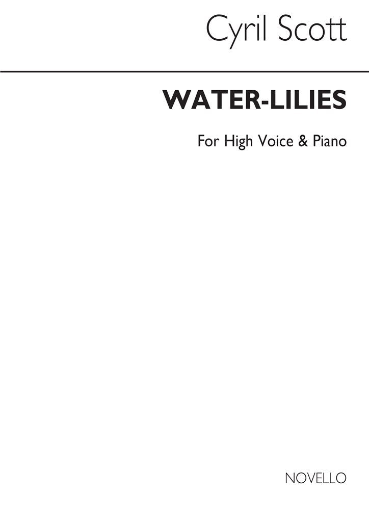 Water-lilies (High Voice and Piano)