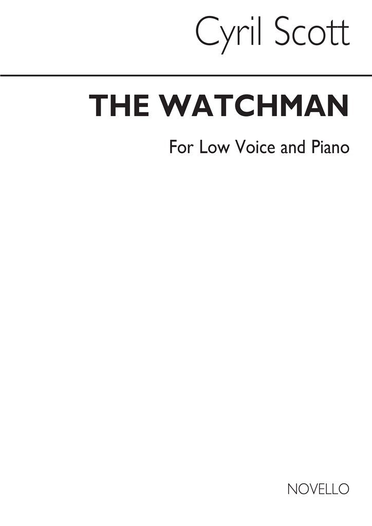 The Watchman (Low Voice and Piano)