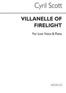 Villanelle of Firelight (Low Voice and Piano)