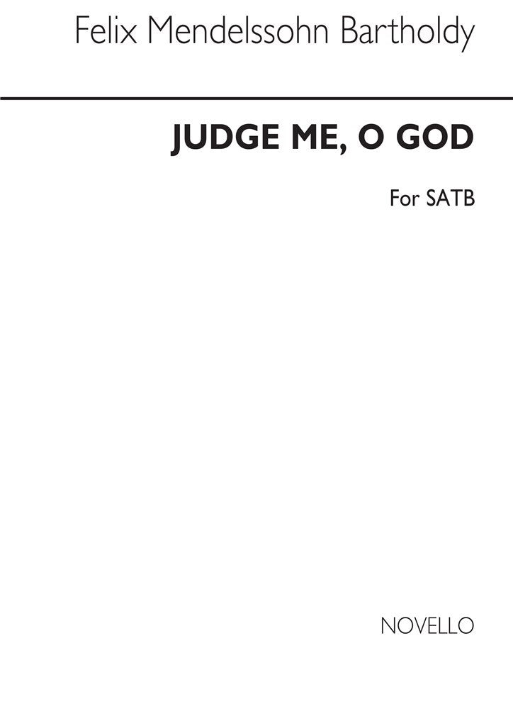 Judge Me, O God