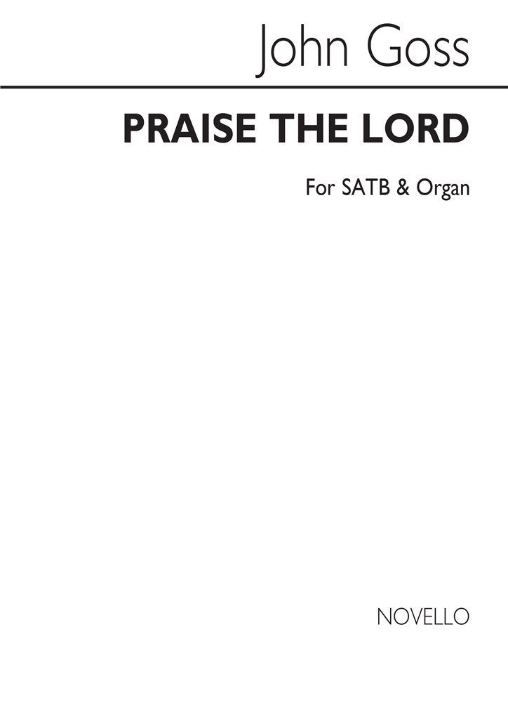 Praise The Lord O My Soul (Choral Score)