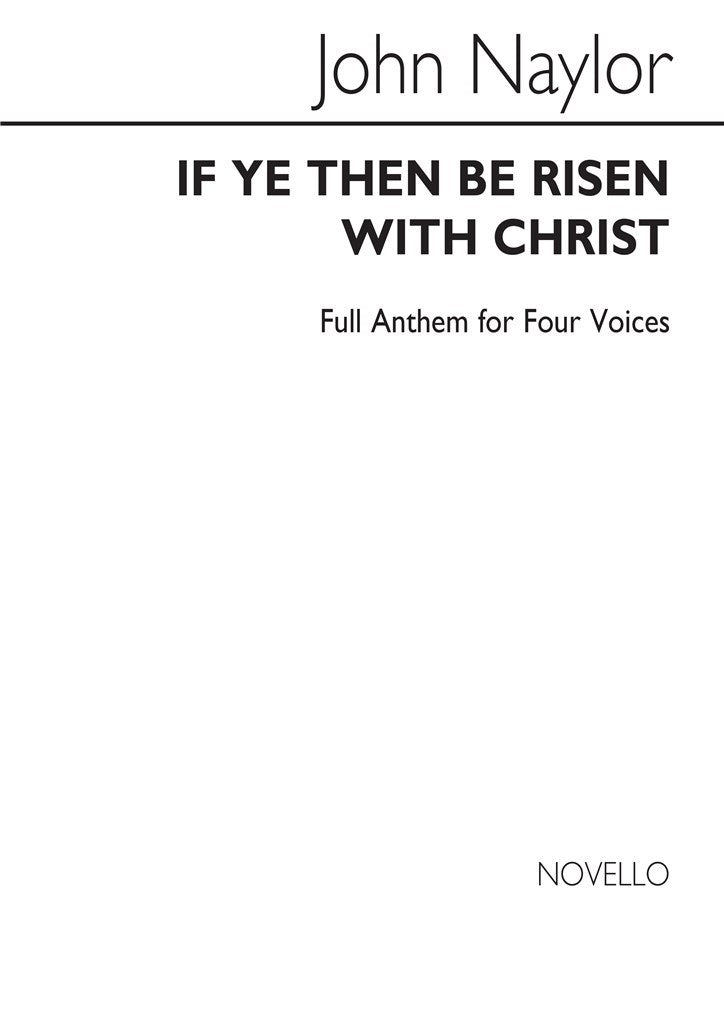 If Ye Then Be Risen