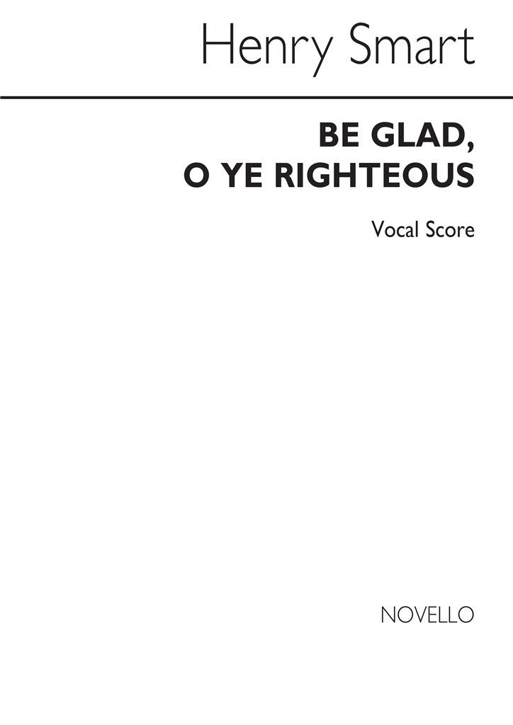 Be Glad O Ye Righteous