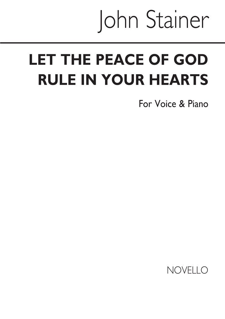 Let The Peace Of God