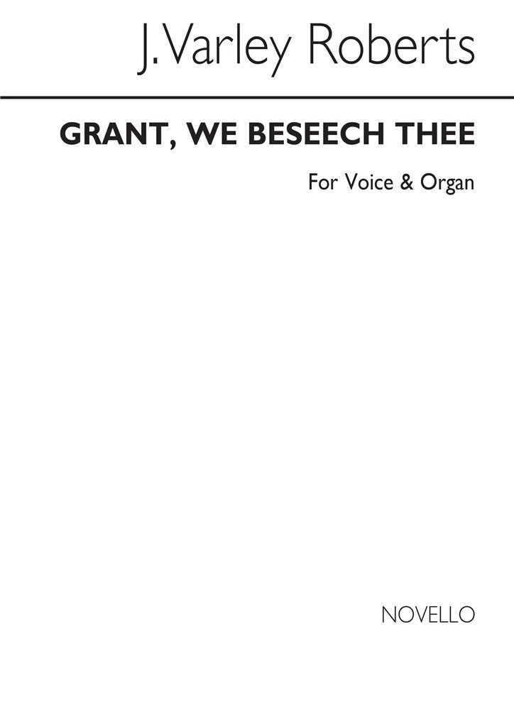 Grant We Beseech Thee B/