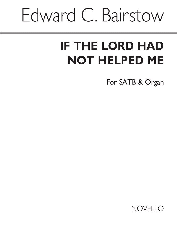 If The Lord Had Not Helped Me