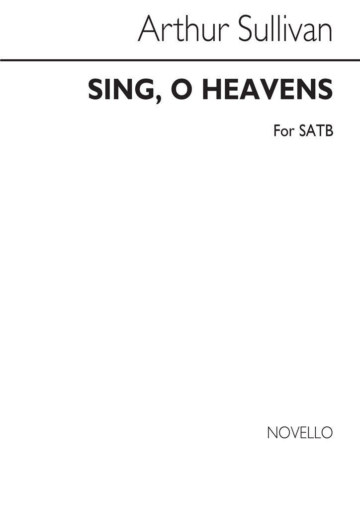 Sing O Heavens