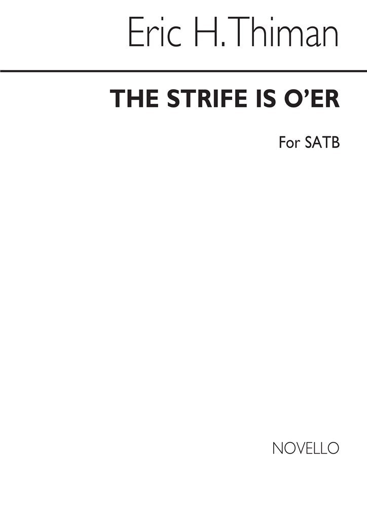 The Strife Is Oer