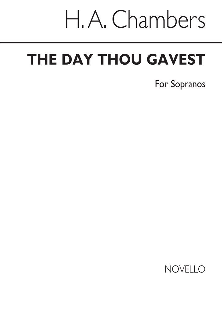 The Day Thou Gavest - Londonderry Air