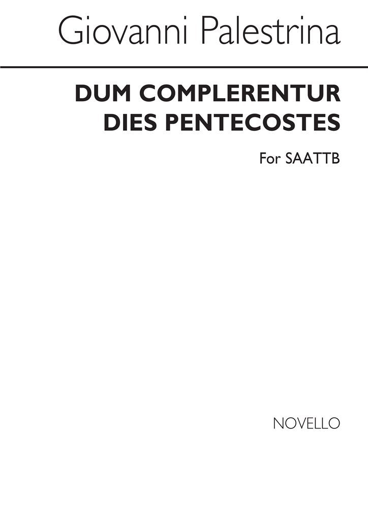 Dum Complerentur Des Pentecostes