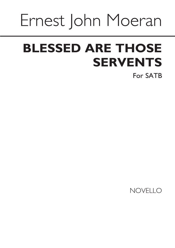 Blessed Are Those Servants