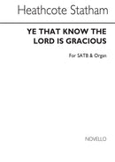 Ye That Know The Lord Is Gracious