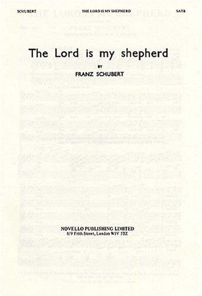 The Lord Is My Shepherd (SATB and Organ)