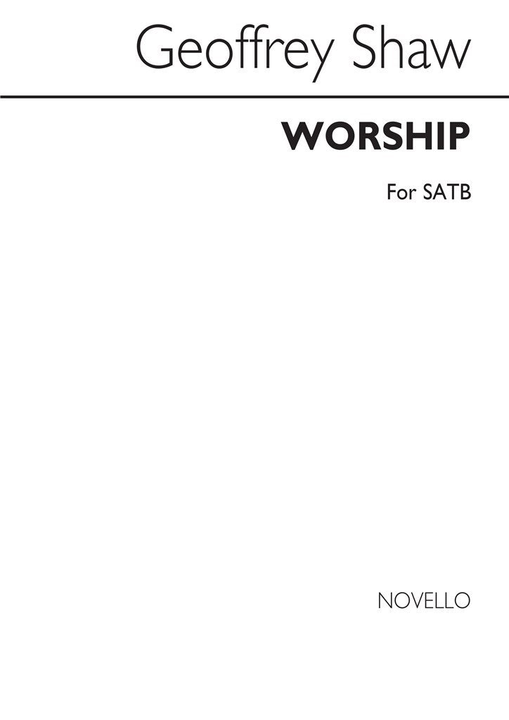 Worship (SATB)