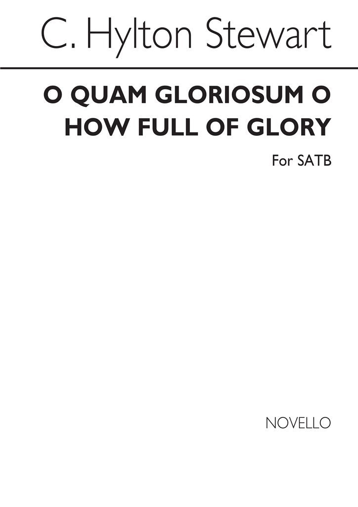 O Quam Gloriosum