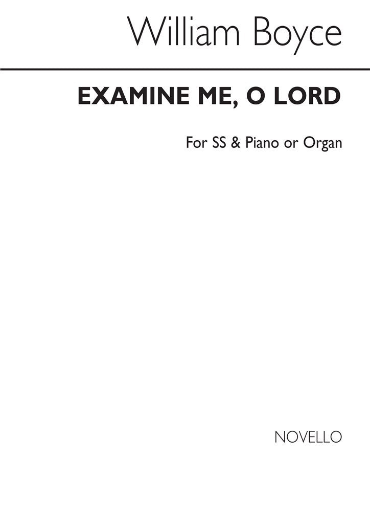 Examine Me O Lord