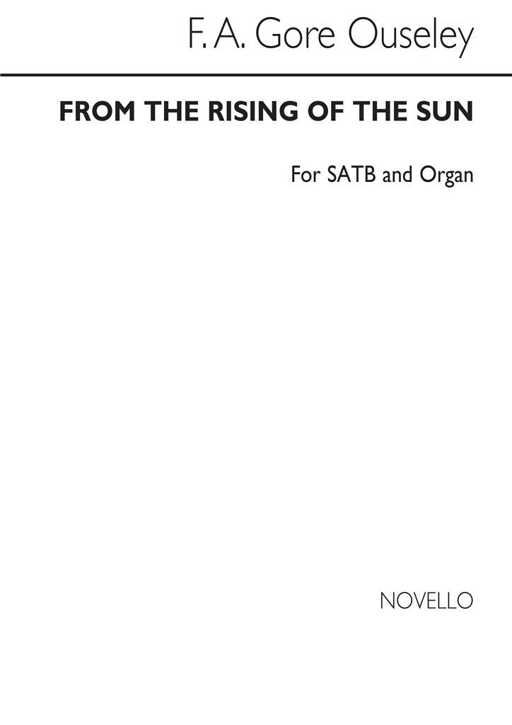 From The Rising of The Sun (Choral Score)