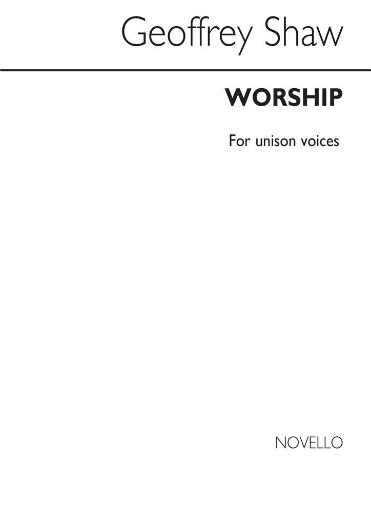 Worship (Unison Voices)