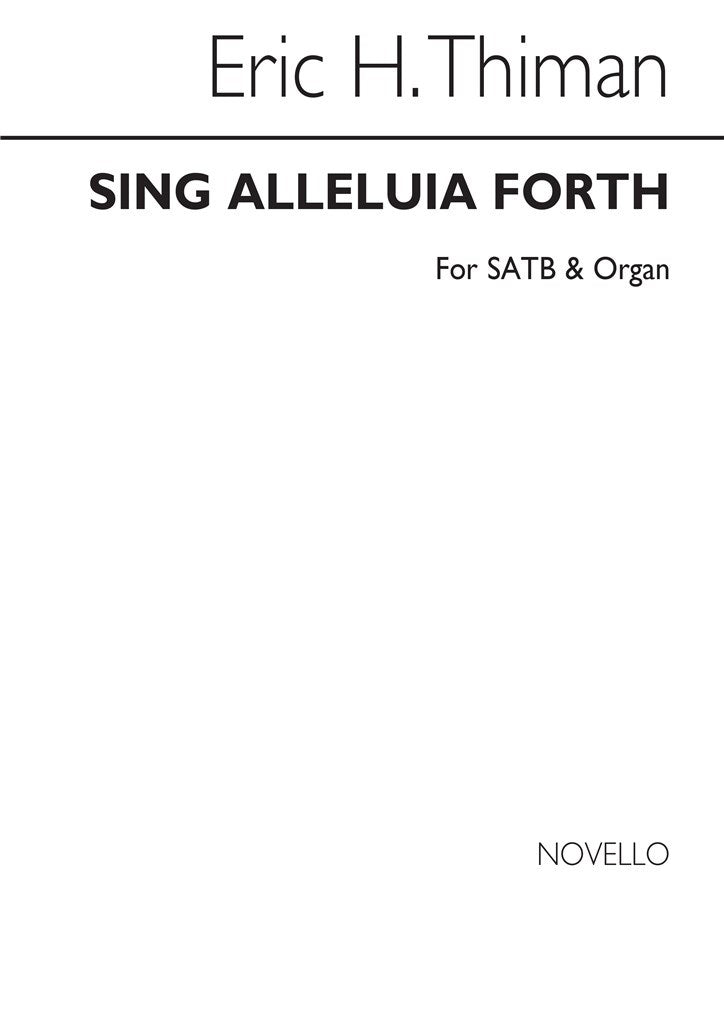 Sing Alleluia Forth