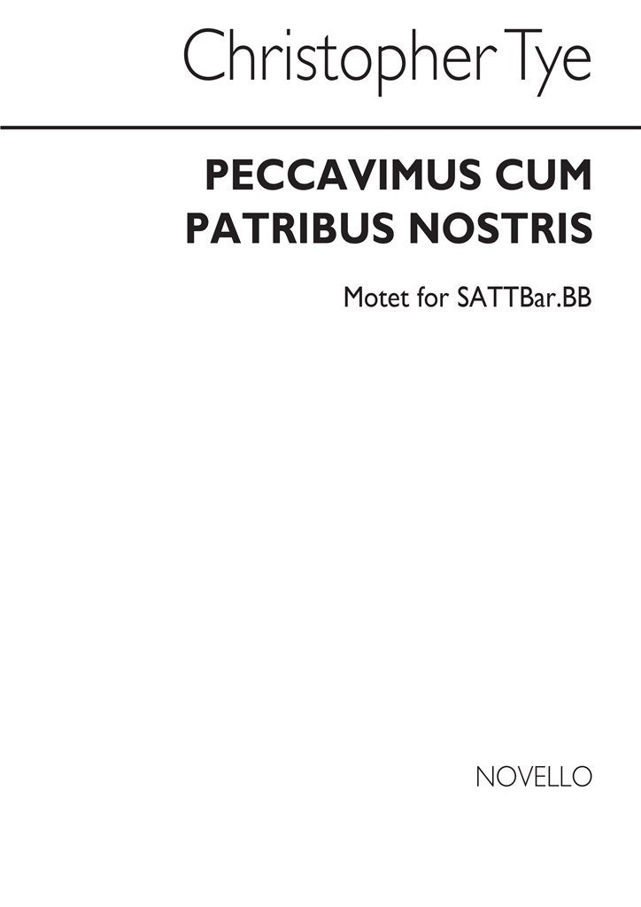 Peccavimus Cum Patribus (Latin)