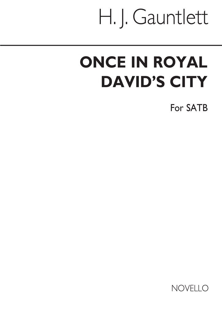 Once In Royal David's City (Choral Score)