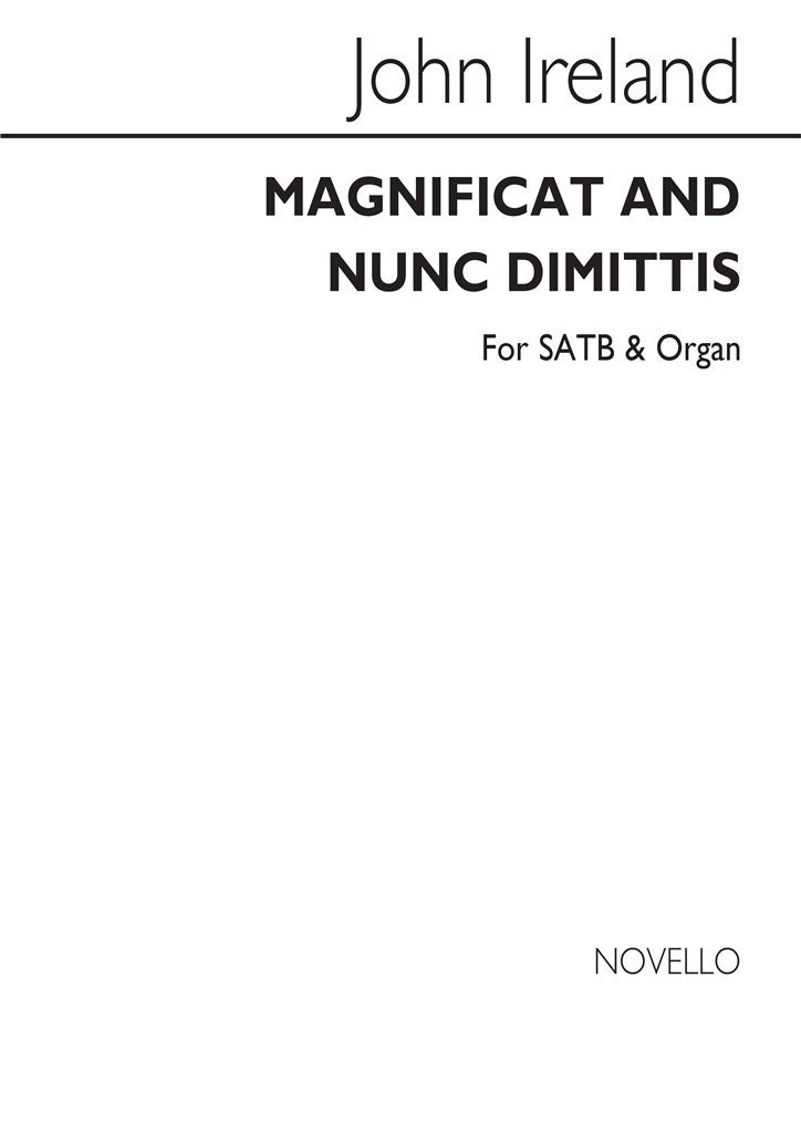 Magnificat and Nunc Dimittis In F