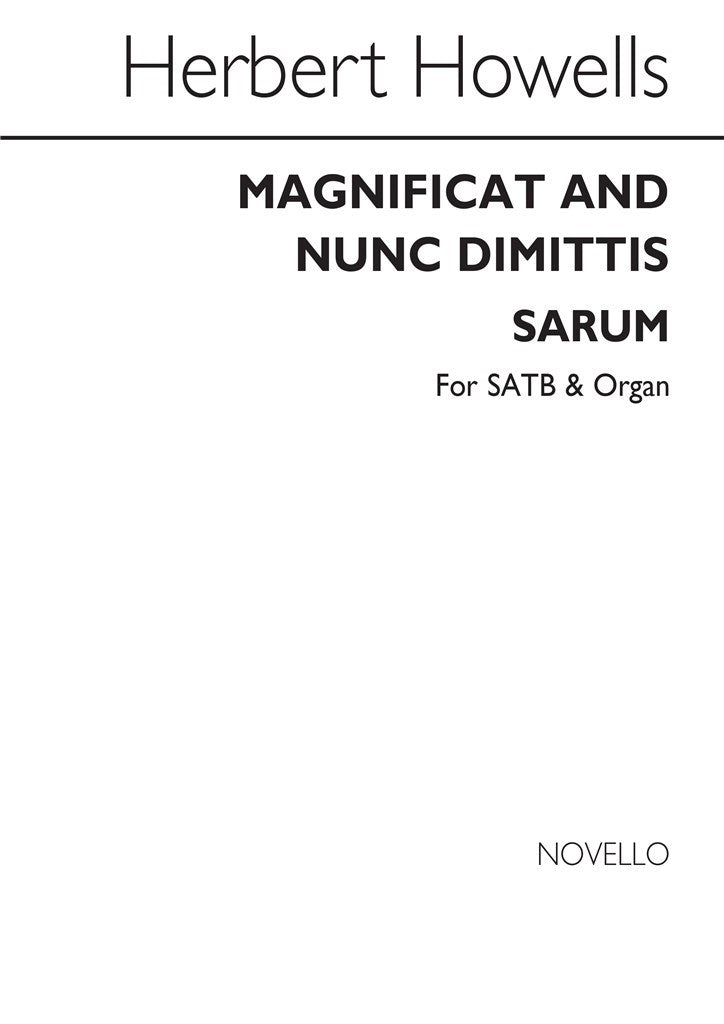 Magnificat and Nunc Dimittis "Sarum"