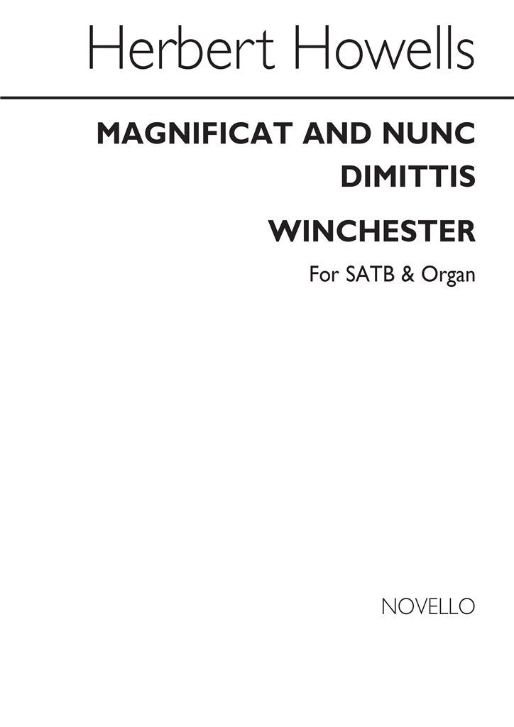 Magnificat and Nunc Dimittis "Winchester"