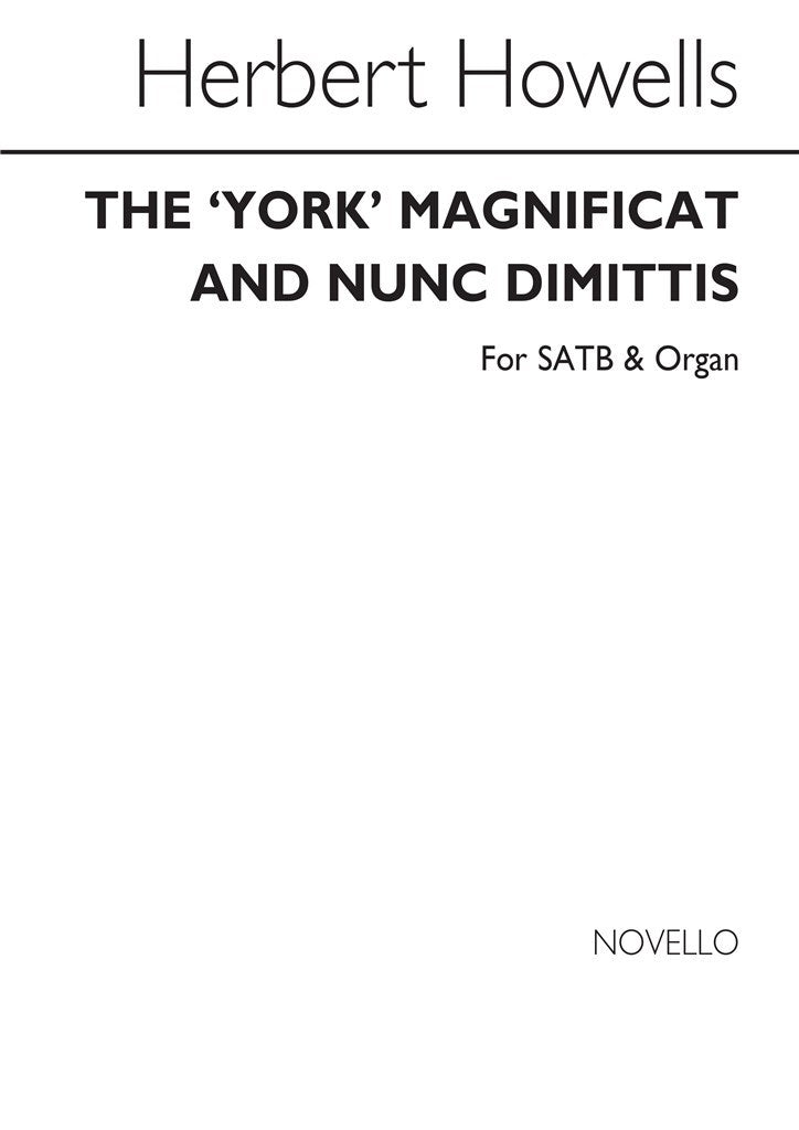 Magnificat and Nunc Dimittis "York"