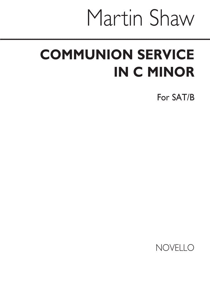 Communion Service In C Min