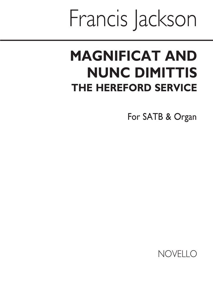 Magnificat and Nunc Dimittis (Hereford)