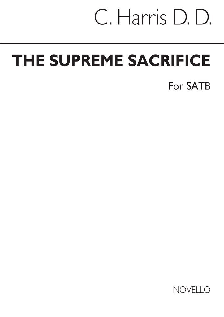 The Supreme Sacrifice