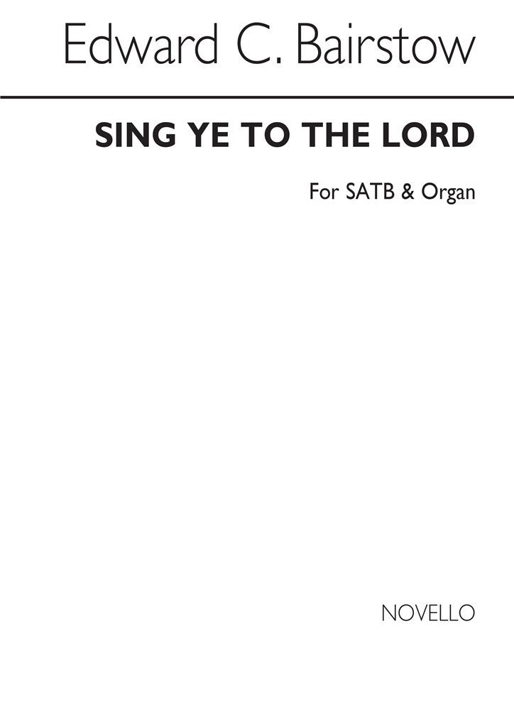 Sing Ye To The Lord