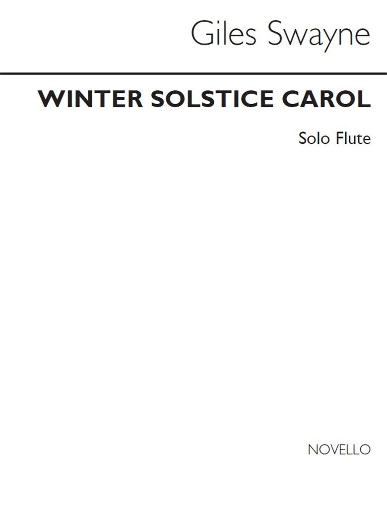 Winter Solstice Carol for SATB Chorus