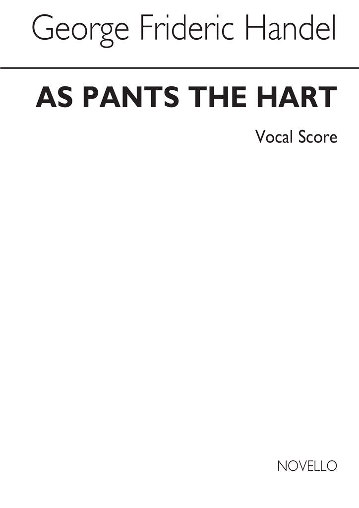 As Pants The Hart (Organ accompaniment)