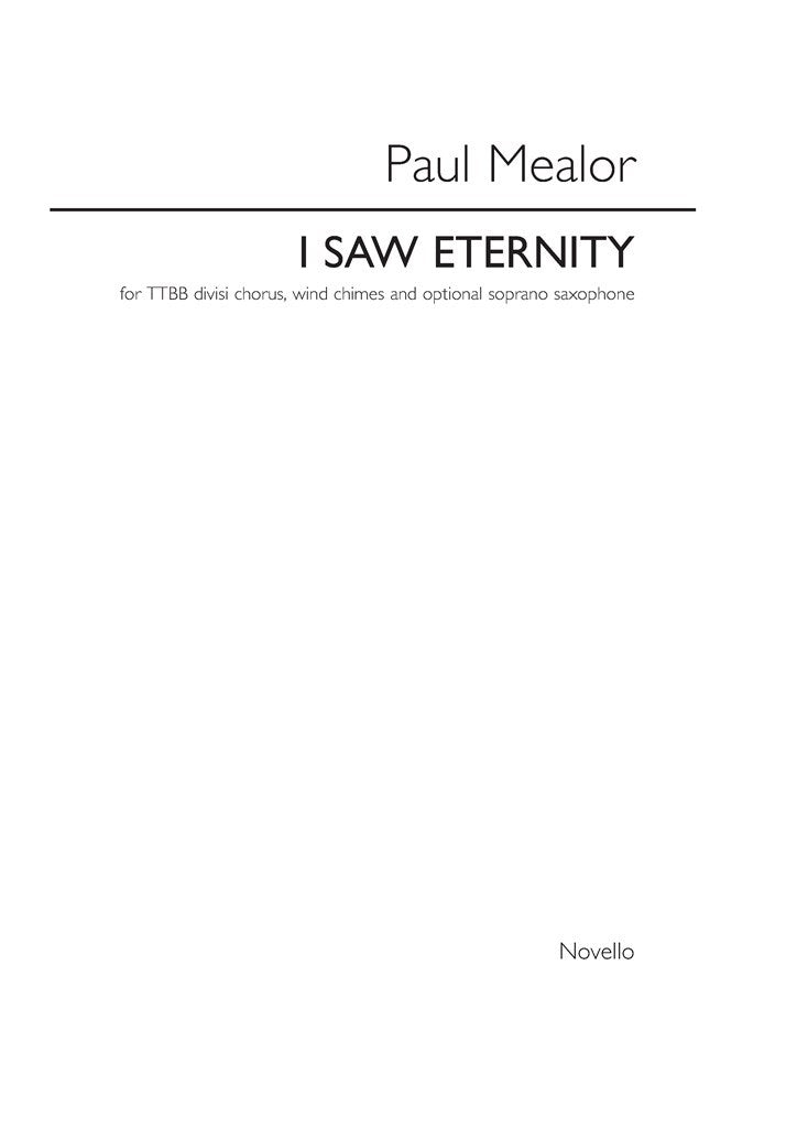I Saw Eternity