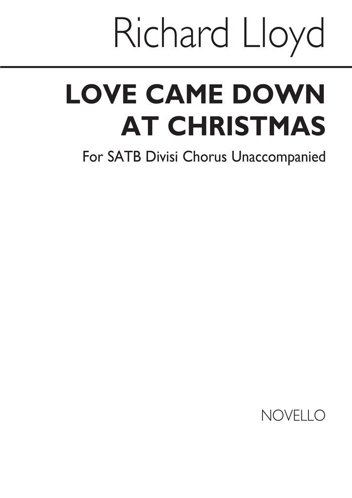 Love Came Down At Christmas