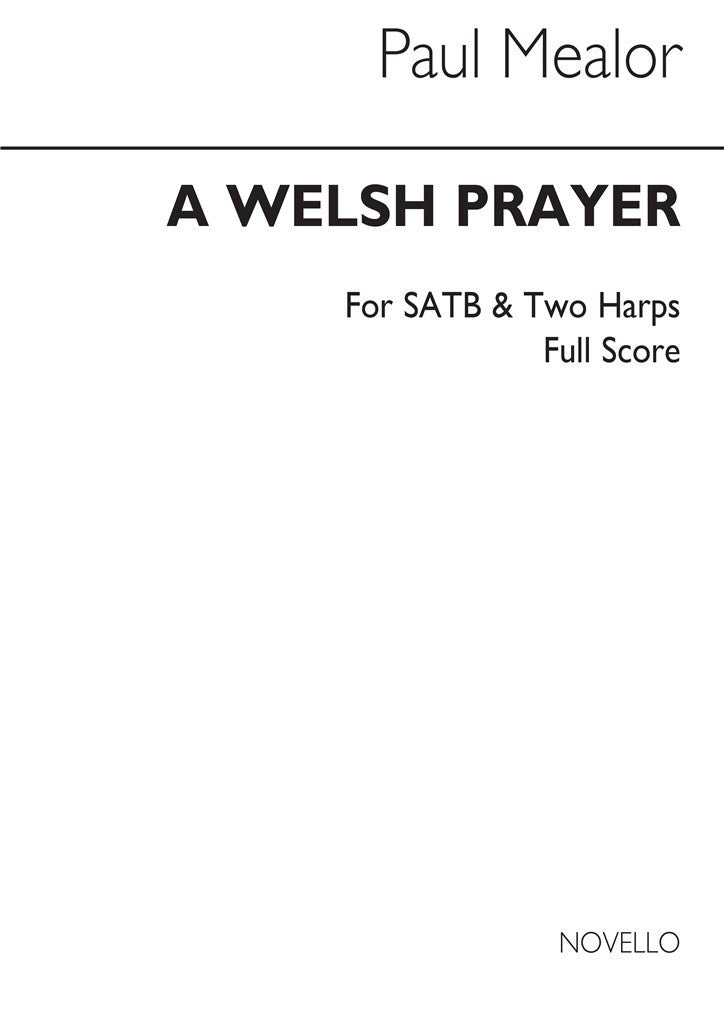 A Welsh Prayer (SATB and 2 Harps)