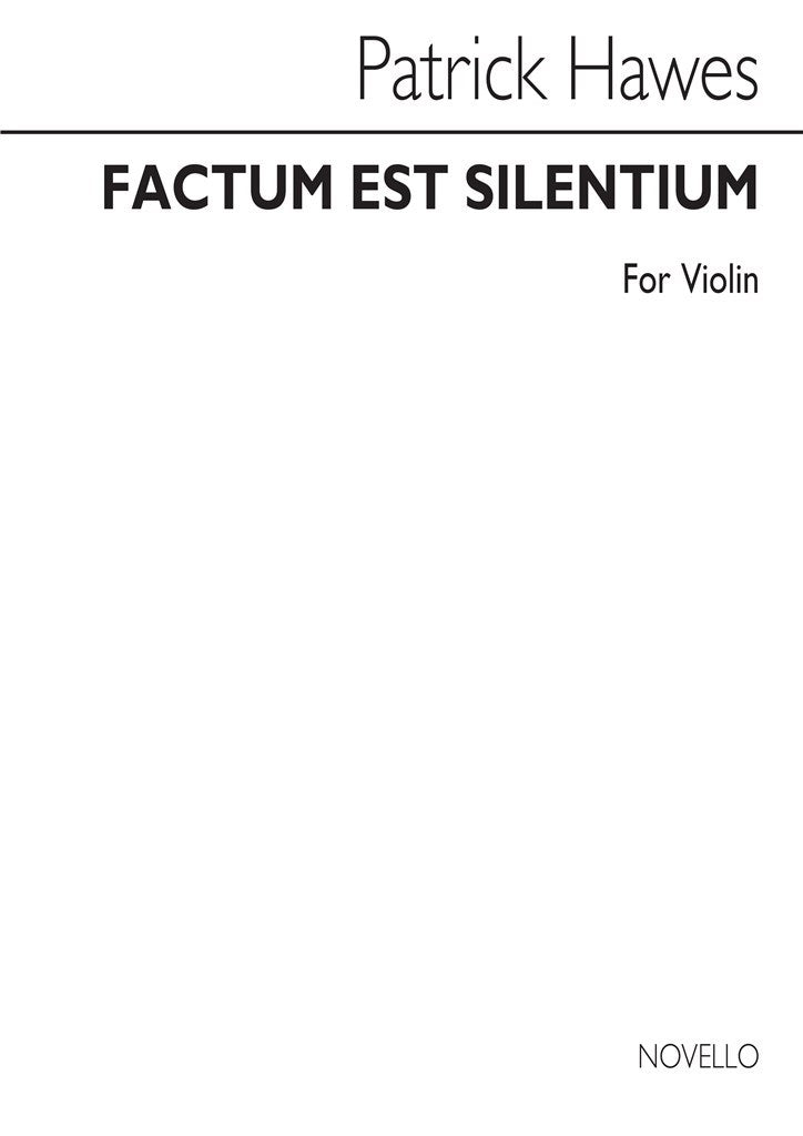 Factum Est Silentium (Part)