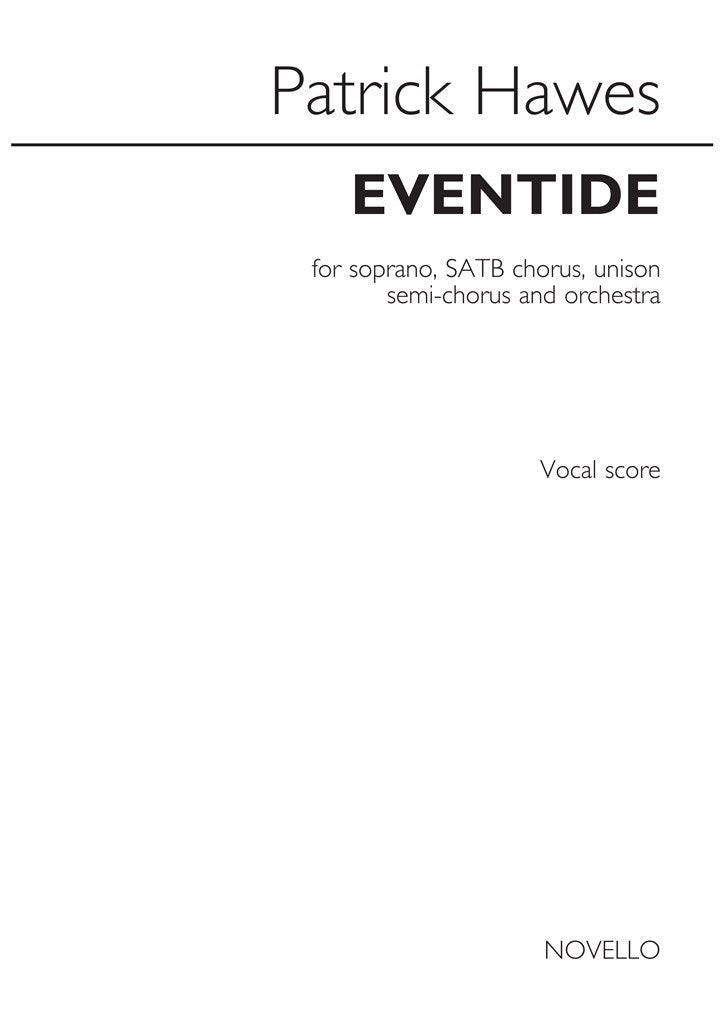 Eventide (Vocal Score)