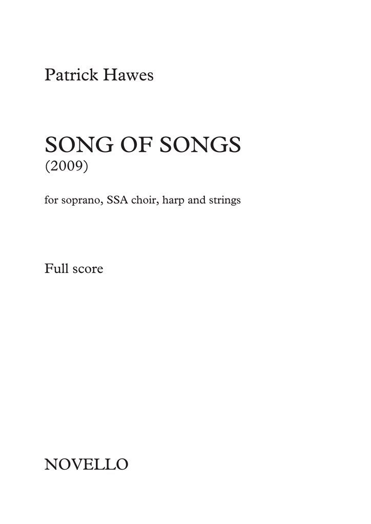 Song of Songs (Full Score) (SSA, Harp and String Instruments)