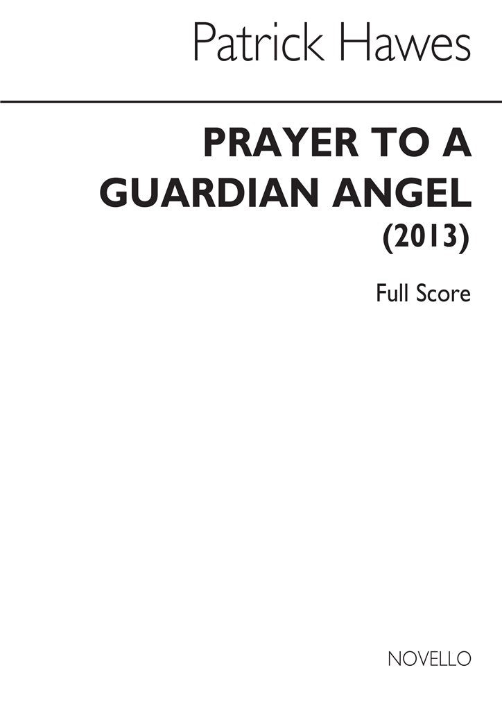 Prayer To A Guardian Angel (Score Only)