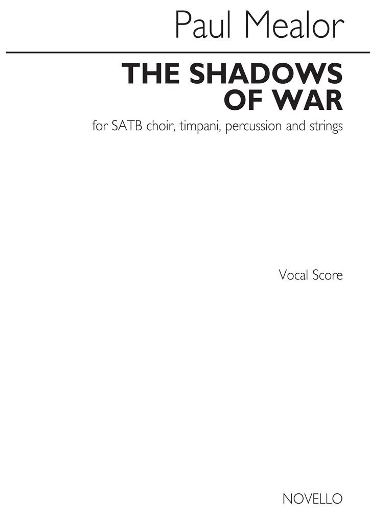 The Shadows of War (Vocal Score)